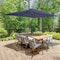 Pure Garden 10 Rectangular Patio Umbrella, Navy 50-LG1276 - alternate 1